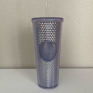 Starbucks studded Tumblr silver 24 Oz